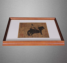 长汀书画装裱配框服务案例